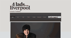 Desktop Screenshot of 4ladsfromliverpool.com