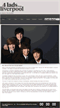 Mobile Screenshot of 4ladsfromliverpool.com
